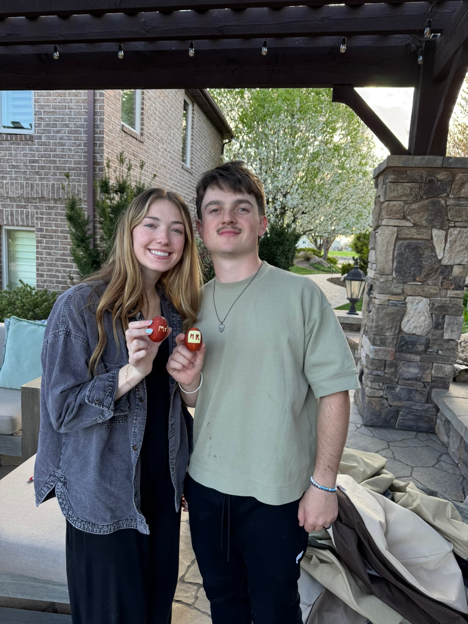 Jett and his wife hanging out