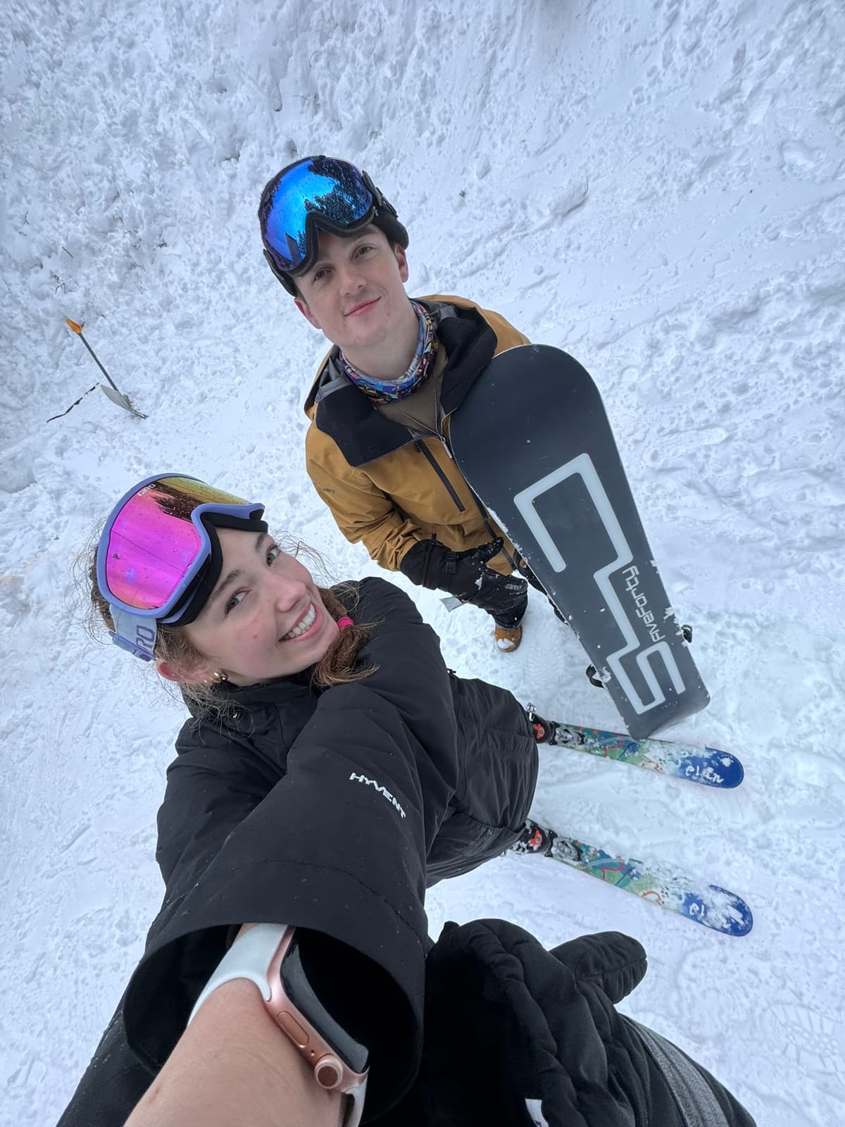 Snow day with wife